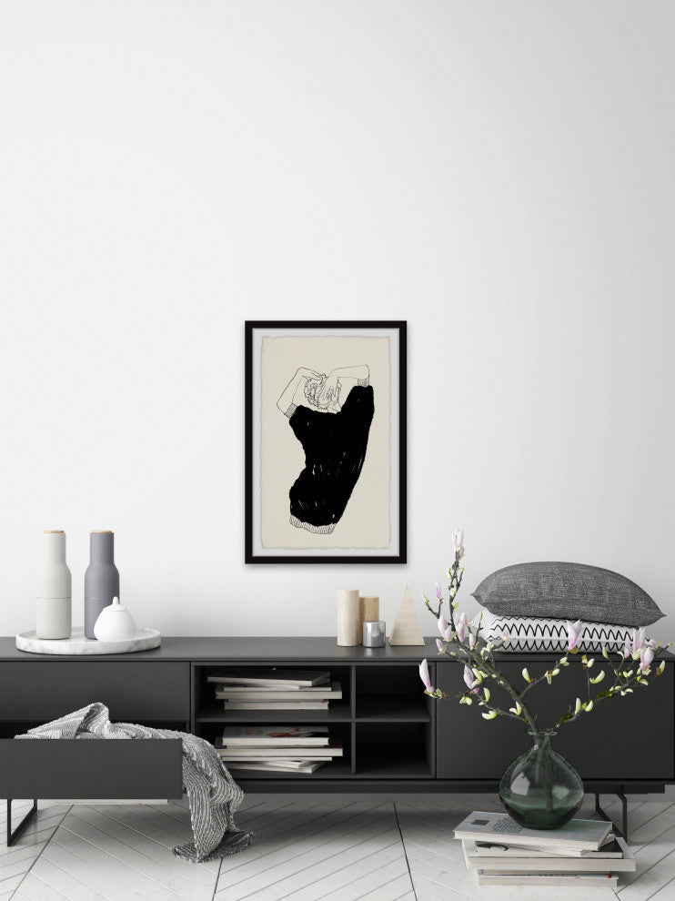 "The Mind Is Everything" Framed Painting Print, 24x36
