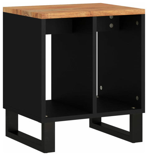 vidaXL Coffee Table Console Side End Table Solid Wood Acacia and Engineered Wood