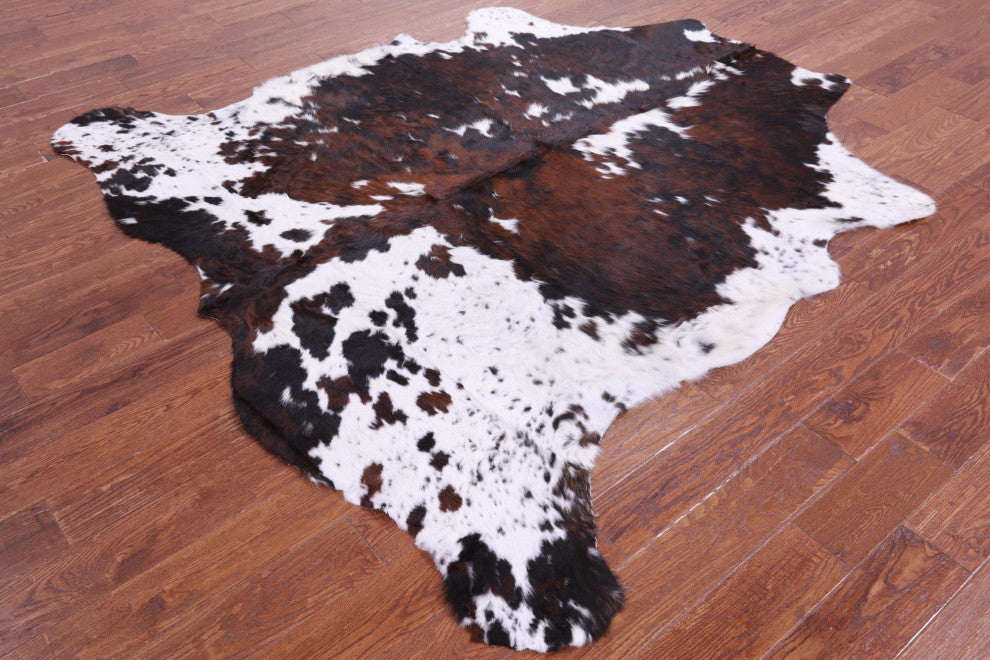 Organic Natural Hair-On Cowhide Area Rug 7' 3" X 7' 1" C1718
