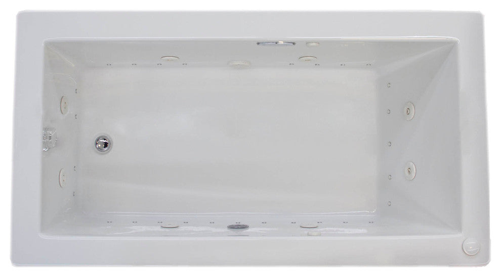 Bronzino 32 x 60 Rectangular Air & Whirlpool Drop-In Bathtub with Left Drain