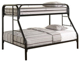 Morgan Twin Over Full Bunk Bed Black