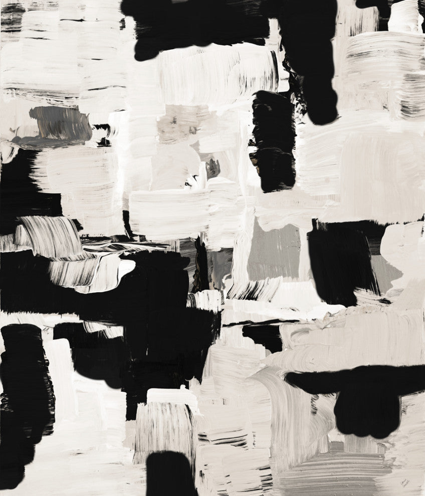 Night Peace Abstract - 84 x 54 by Lanie Loreth