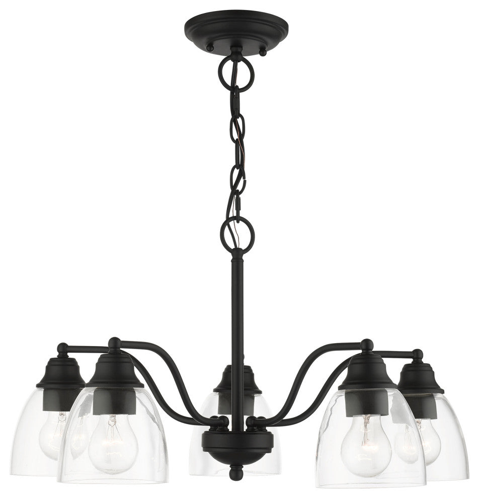 Black Transitional, Colonial, Updated Traditional, Chandelier
