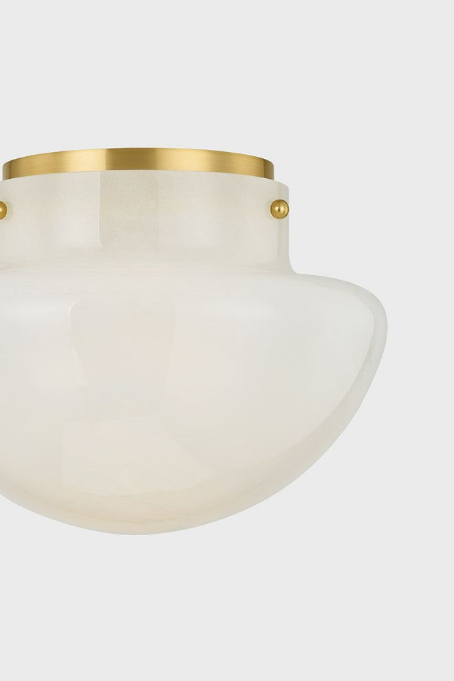 Mitzi Lilou Flush Mount Aged Brass
