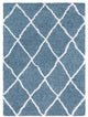Surya Urban Shag USG-2309 5'3"x7'3" Rug, Denim/White
