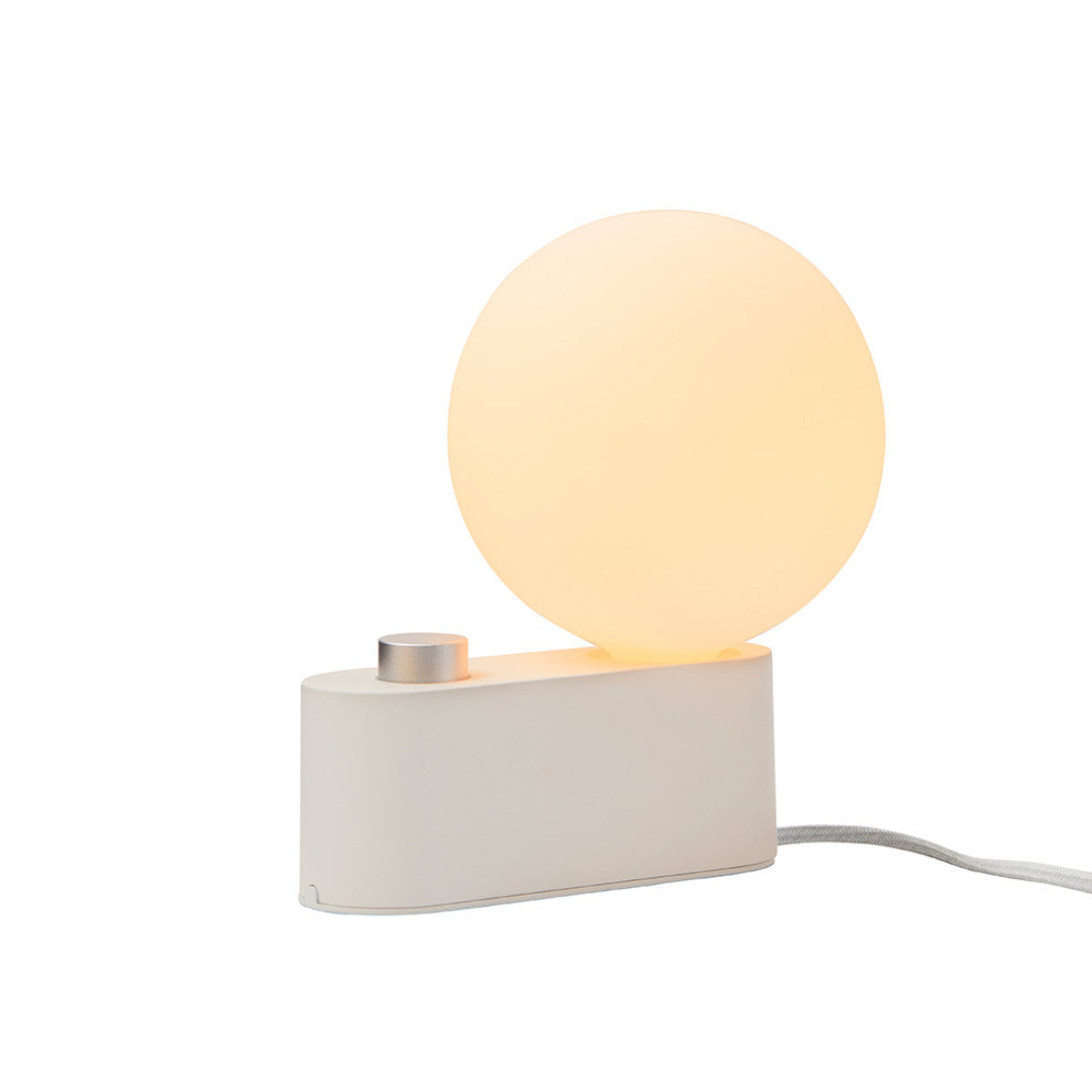 Alumina Table Lamp Chalk With Sphere IV