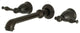 Kingston Brass Two-Handle Wall Mount Bathroom Faucet, Oil Rubbed Bronze