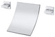 Brushed Nickel Wall Tub Filler with High Flow Waterfall Design and Two Handles, Chrome