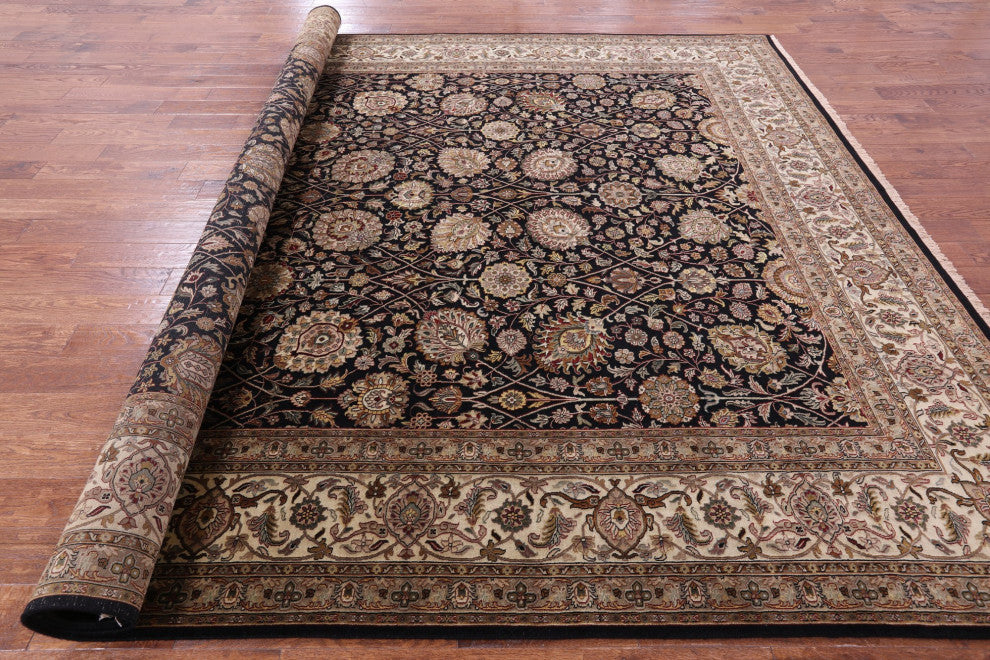 Handmade Persian Tabriz Wool Rug 10' 0" X 14' 0" Q9444