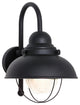 Sebring One Light Outdoor Wall Lantern in Black