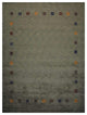 HAND KNOTTED LOOM WOOL ECO-FRIENDLY AREA RUGS - Rectangle, Green, Contemporary