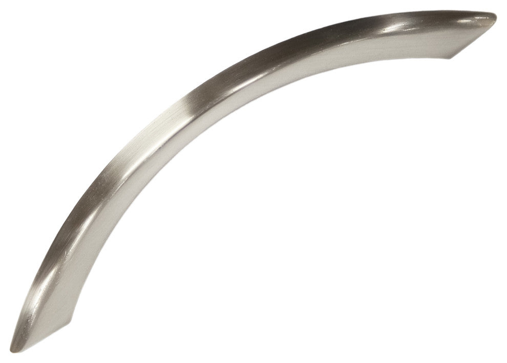 Mascot Hardware 3 in CTC Satin Nickel Curve Drawer Pull - Pack of 10
