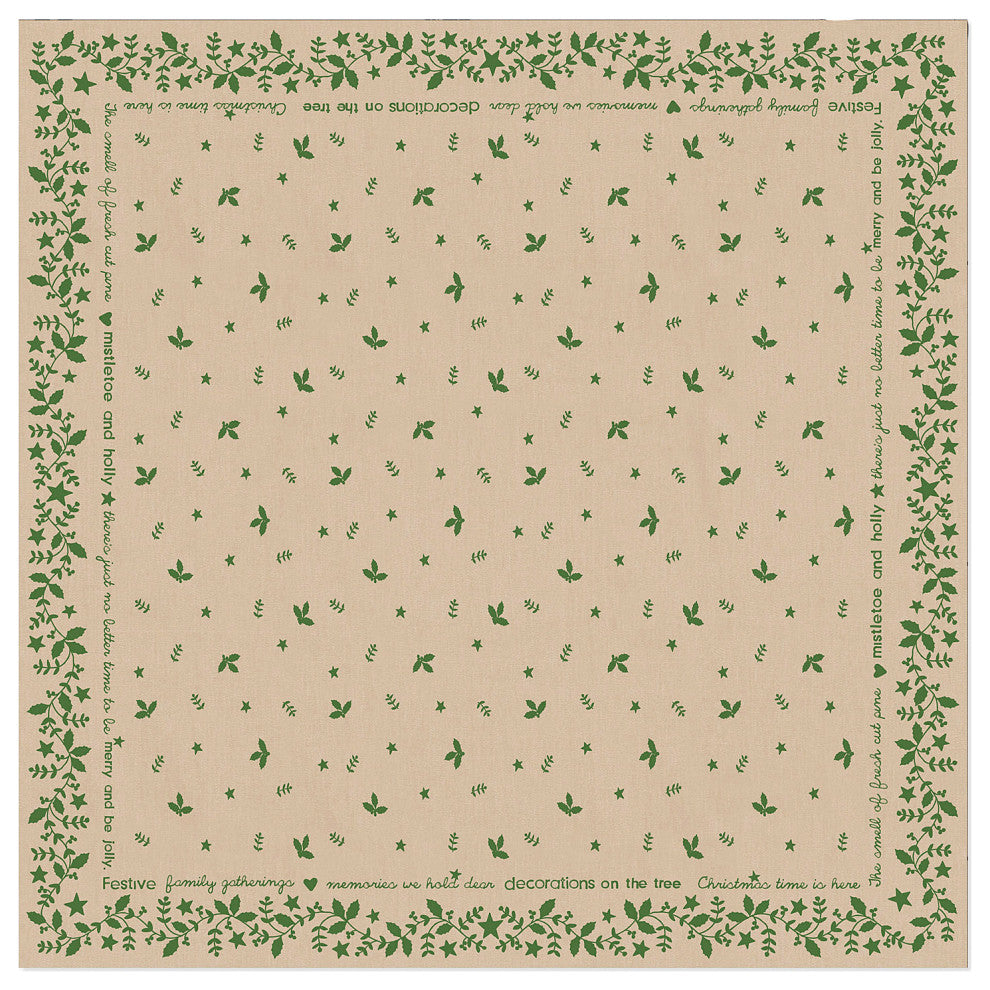 ~CHRISTMAS TIME 36x36 TOPPER