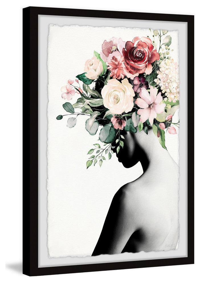 "Blooming Back" Framed Painting Print, 16"x24"