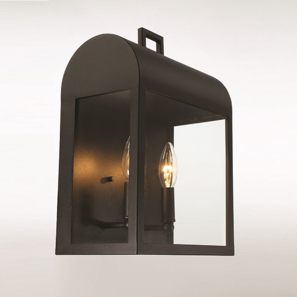 14" 2-Light Outdoor Wall Sconce