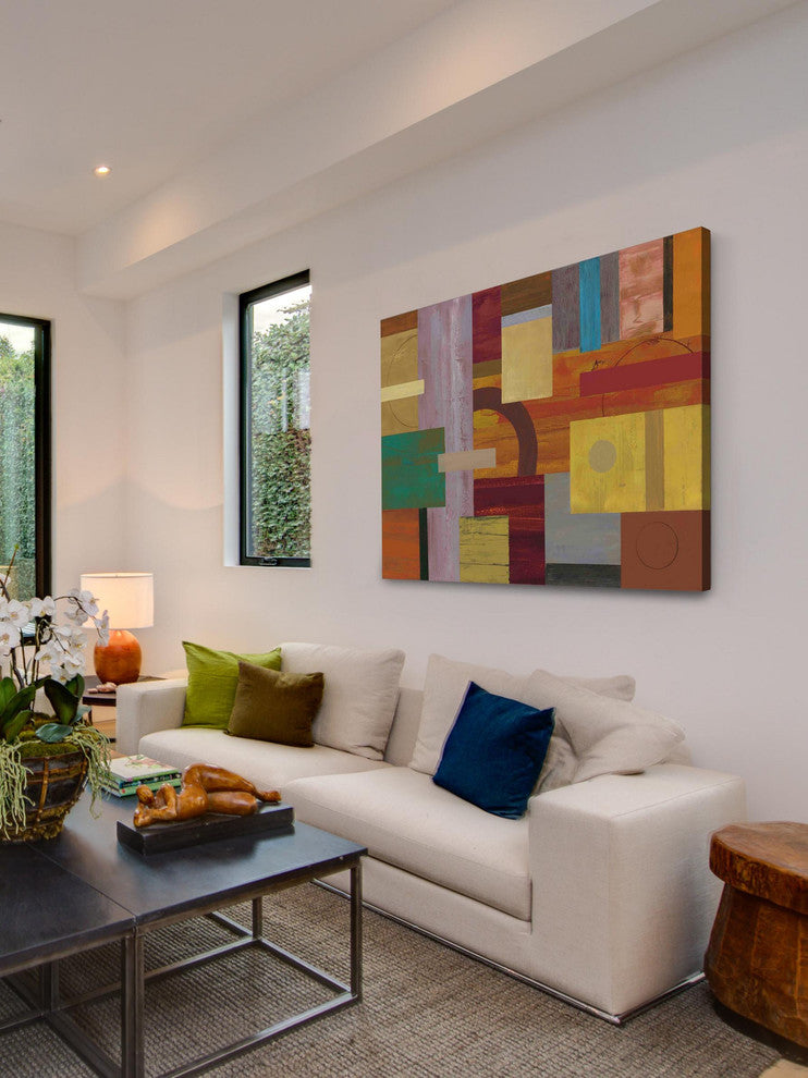 "Marsala Dreams I" Painting Print on Wrapped Canvas by Julie Joy