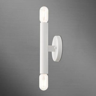 Copenhagen 2 Light White ADA Sconce