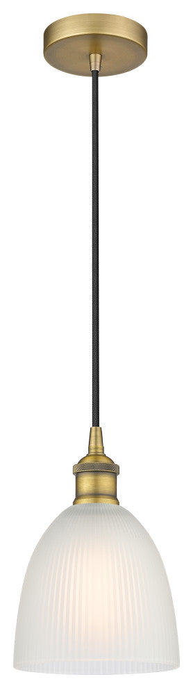 Innovations 616-1P-BB-G381 1-Light Mini Pendant, Brushed Brass