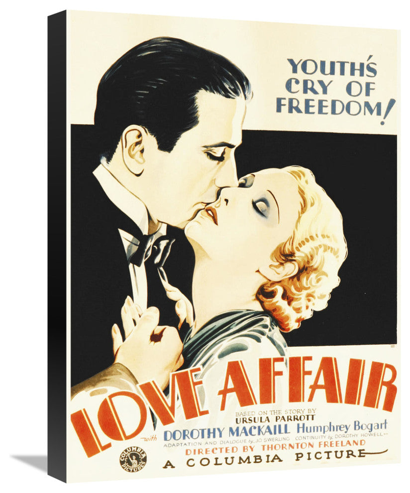 "Bogart In Love Affair, 1932" Canvas Giclee by Hollywood Photo Archive, 17"x22"