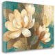 "Turquoise Magnolias" By Albena Hristova, Giclee Print on Gallery Wrap Canvas