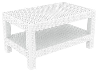 Compamia Monaco 4-Piece 5-Person Patio Seating Set, White