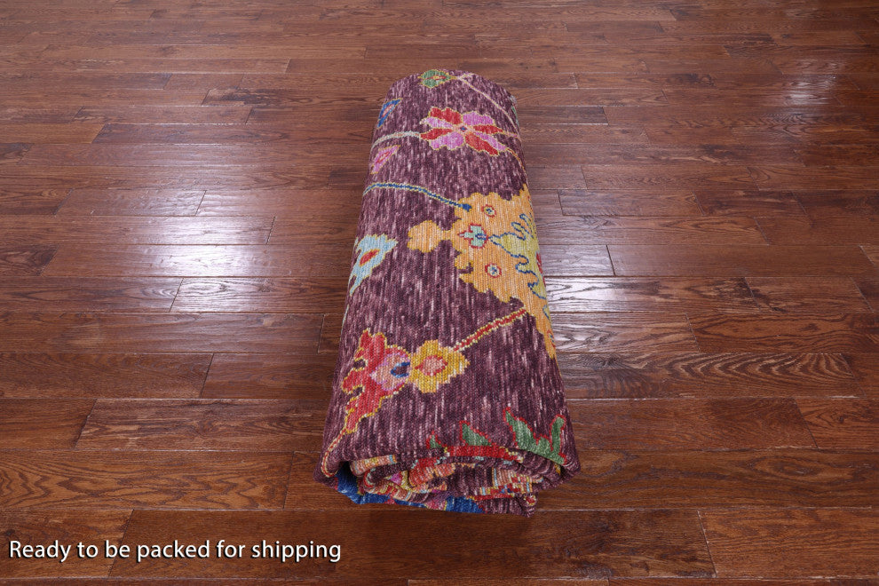 10' 5" X 13' 9" Turkish Oushak Handmade Rug - Q14786
