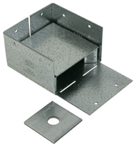 Simpson Strong-Tie ABW44Z Adjustable Post Base, 16-Gauge Steel