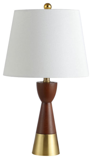 Safavieh Renni Table Lamp Set of 2 Brown/Brass Gold