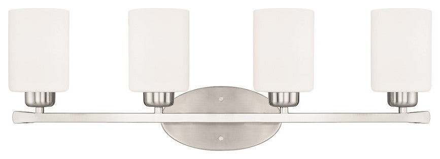 HomePlace by Capital Lighting Dixon 4 Light Vanity, Nickel
