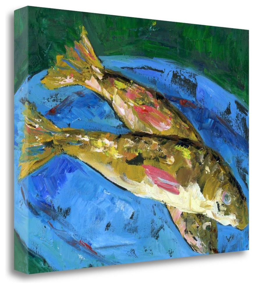 "Catch" By Pamela J. Wingard, Giclee Print on Gallery Wrap Canvas, Ready to Hang