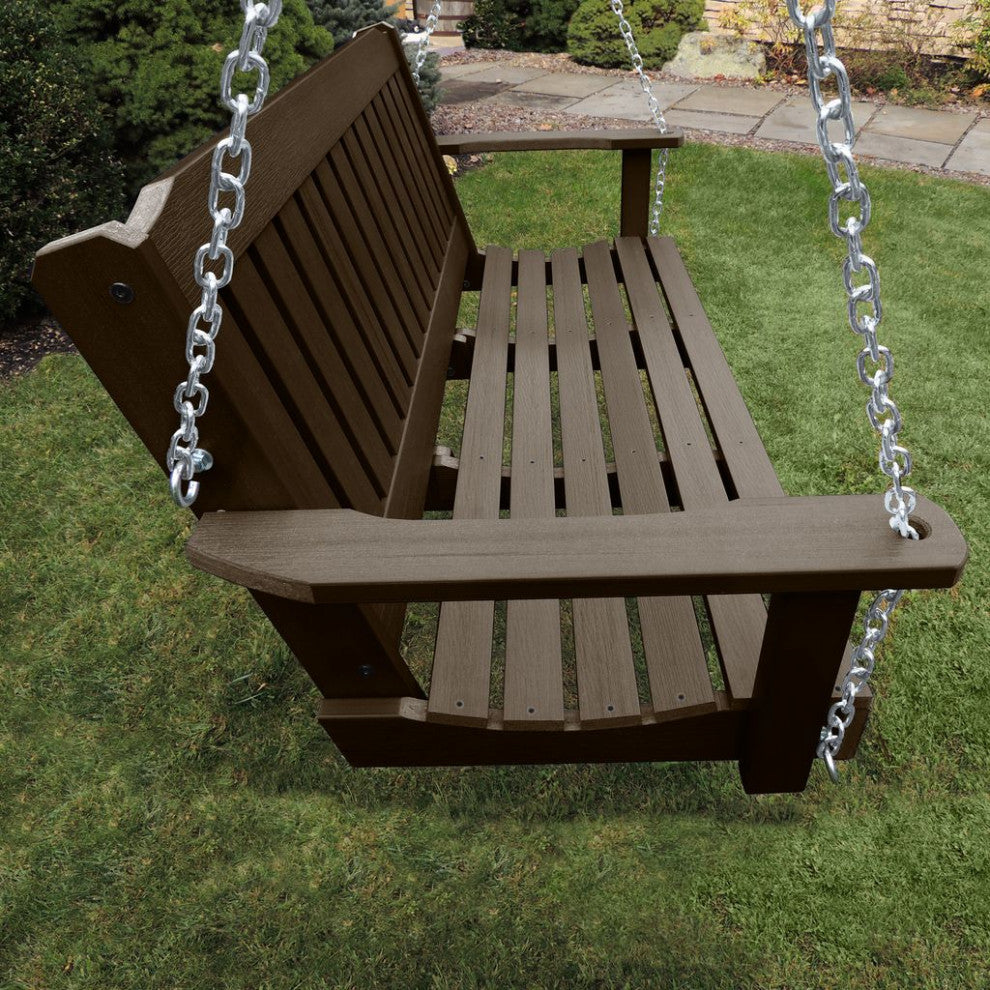 Lehigh Porch Swing, Weathered Acorn, 4'