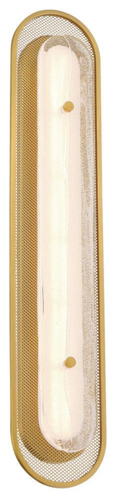 Tramore, Wall Sconce, 30", Gold, Silver Glass