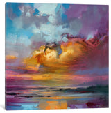 "Consonant Sky Gallery" by Scott Naismith, 18x18x1.5"