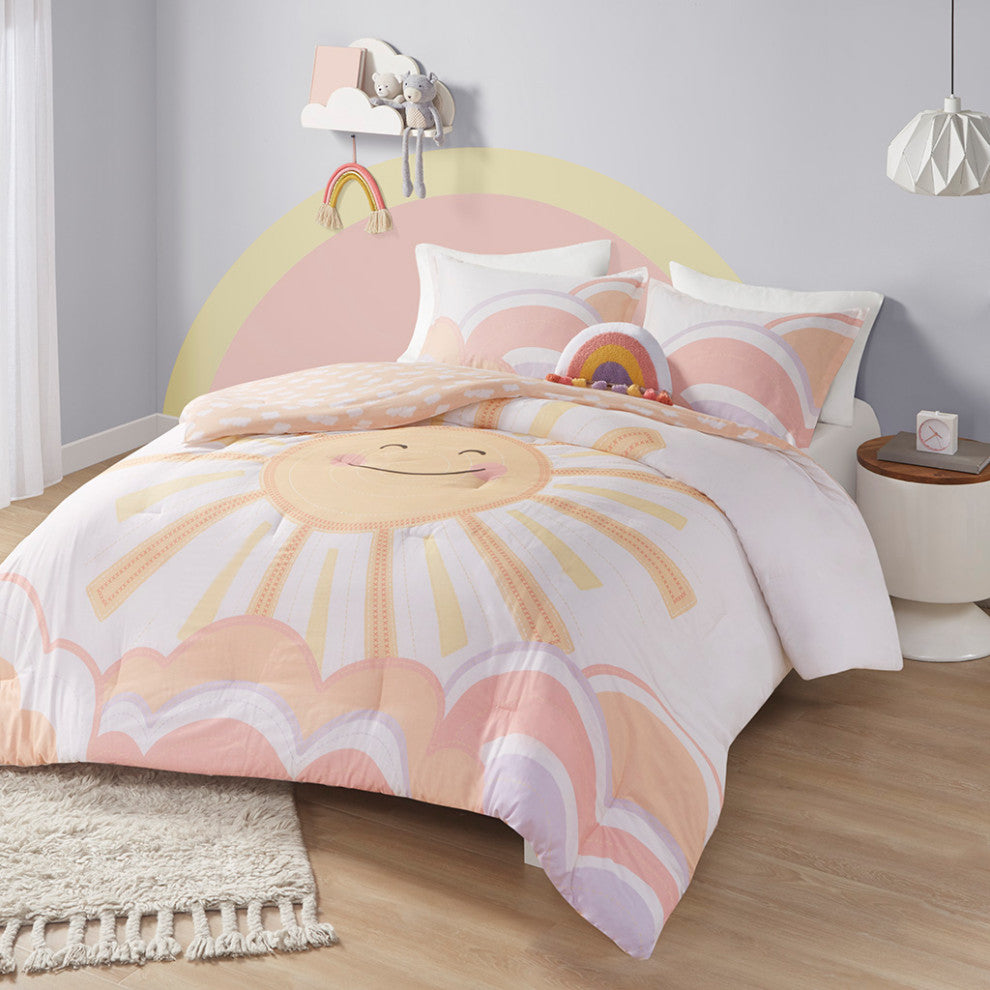 Urban Habitat Kids Dawn Sunshine Rainbow Kids Cotton Comforter Set