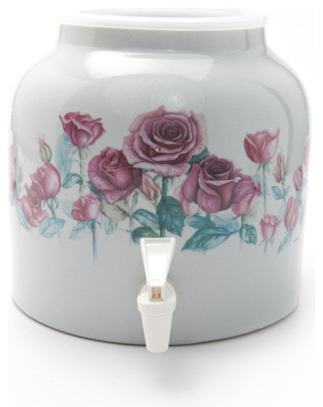 Goldwell Designs Love of Spring Design Water Dispenser Crock