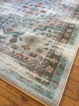 Persian Version OKA Light Distressed Area Rug, 2'1"x7'8"