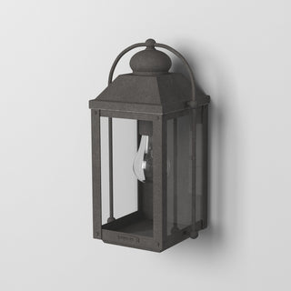 Hinkley Anchorage Small Wall Mount Lantern, Aged Zinc