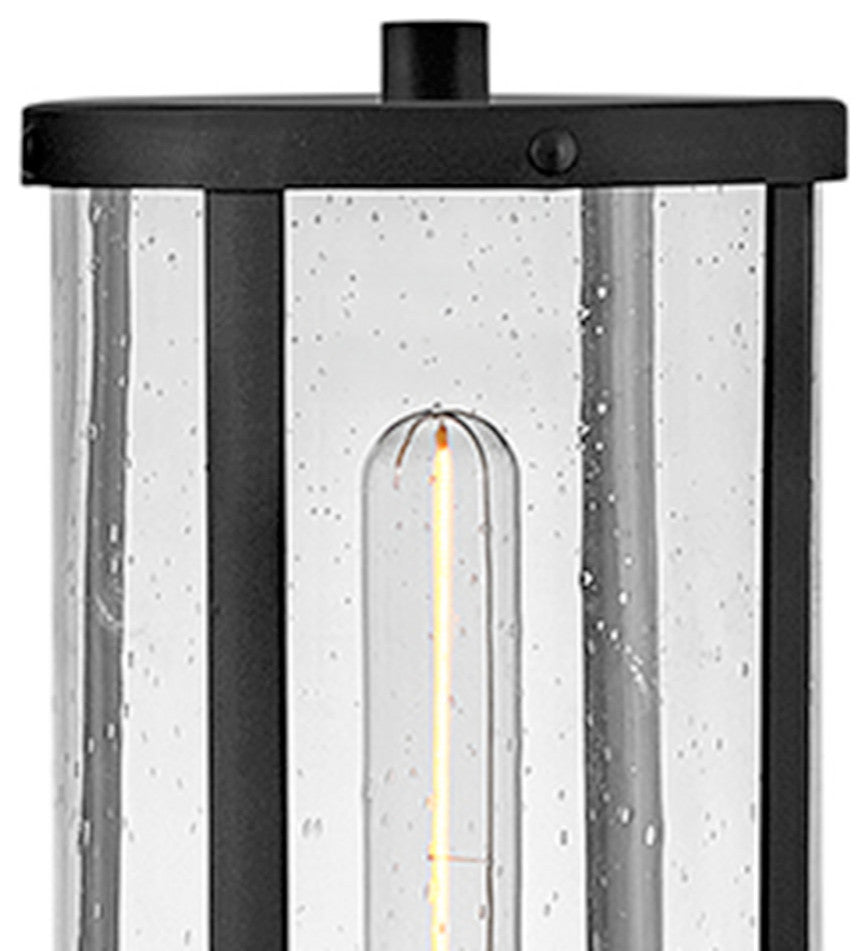 Lark Alfie Medium Post Mount Lantern, Black