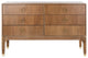 Safavieh Couture Lorna 6 Drawer Contemporary Dresser, Rustic Oak
