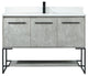 Elegant Decor Sloane Bathroom Vanity Concrete Grey