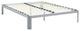 Corinne King Bed Frame, Gray