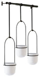 Triflora Hanging Planter White