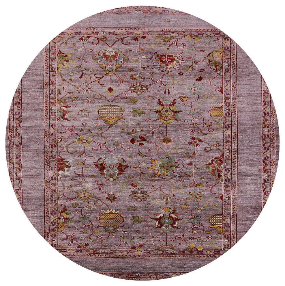 Ahgly Company Indoor Round Mid-Century Modern Area Rugs, 3' Round