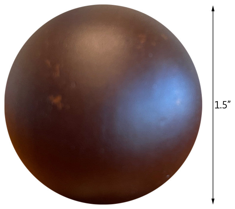 1.5"H Walnut Dark Ball Finish Lamp Finial