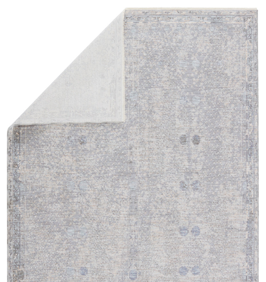 Jaipur Living Larkin Floral Area Rug, Light Gray/Beige, 9'x12'