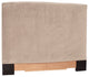 Bella King Slipcovered Headboard, Sand
