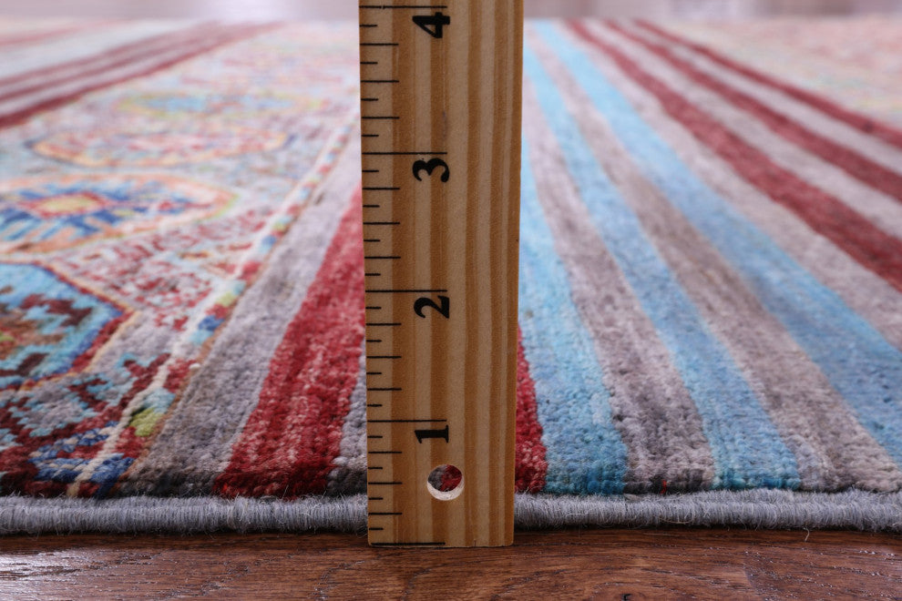 5' 2" X 6' 10" Super Kazak Khorjin Handmade Wool Rug Q11290