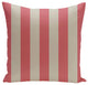 Stripe Decorative Pillow Latte Coral, 26"x26"