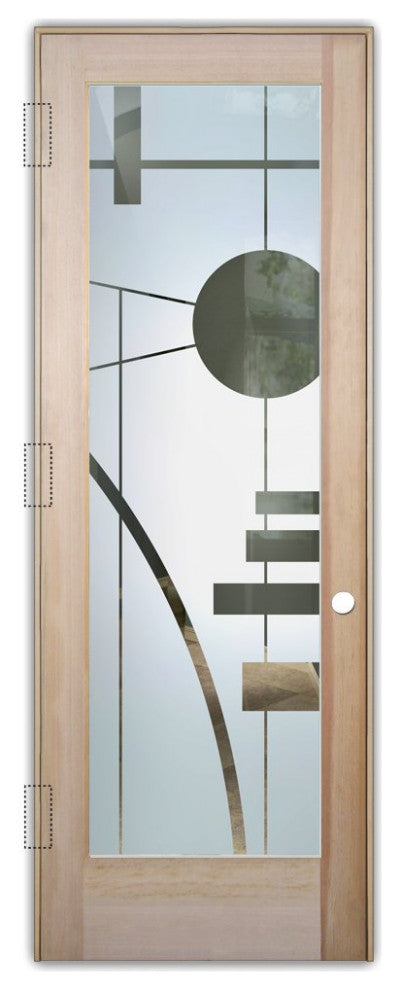 Interior Prehung Door or Interior Slab Door - Interval - Douglas Fir (stain...