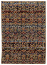 Oriental Weavers Andorra Multi/ Blue Abstract Indoor Area Rug 3'3"X5'2"